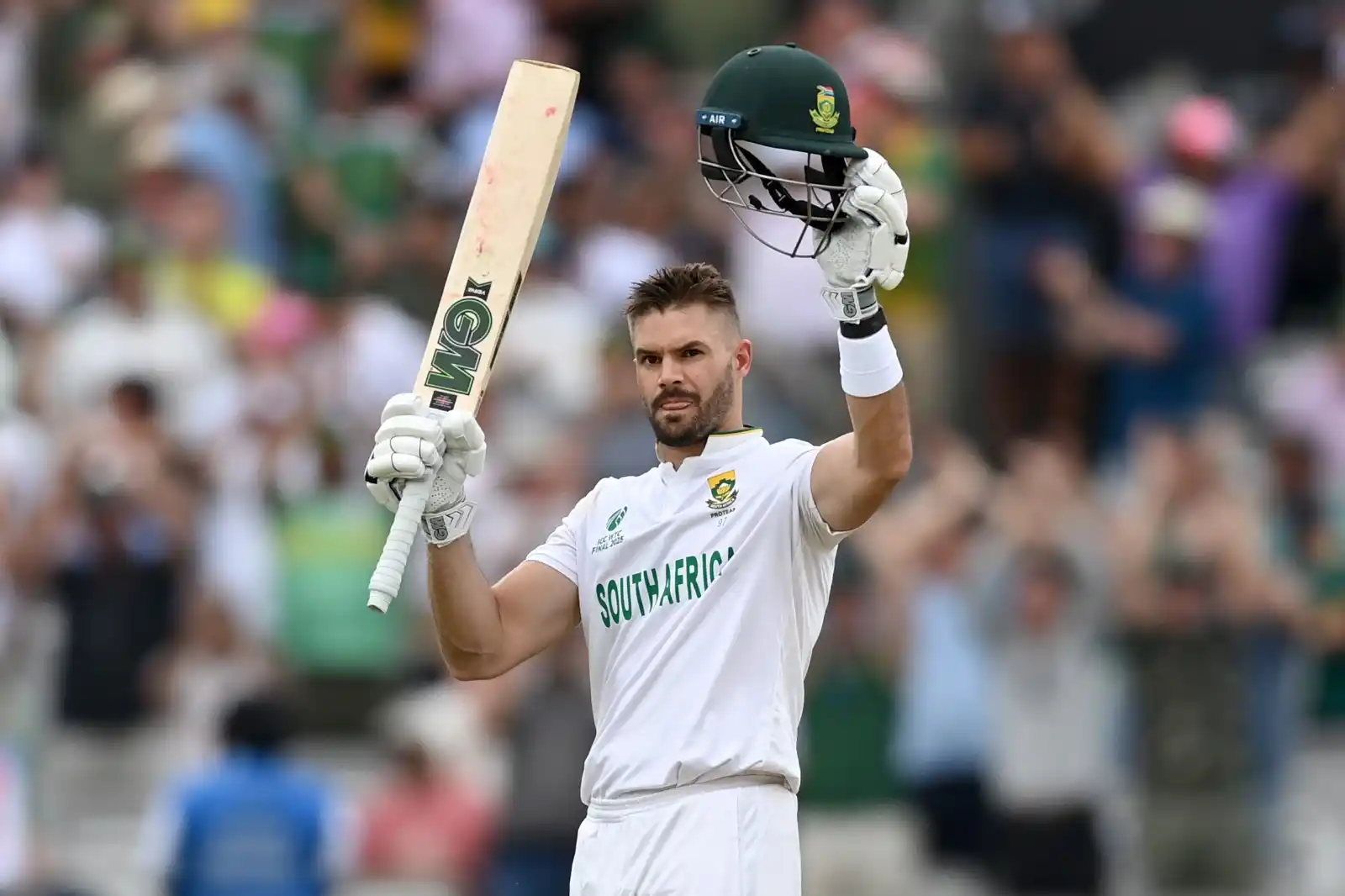 Image from News24: The wait is over! Markram masterclass leads Proteas to historic Test t...