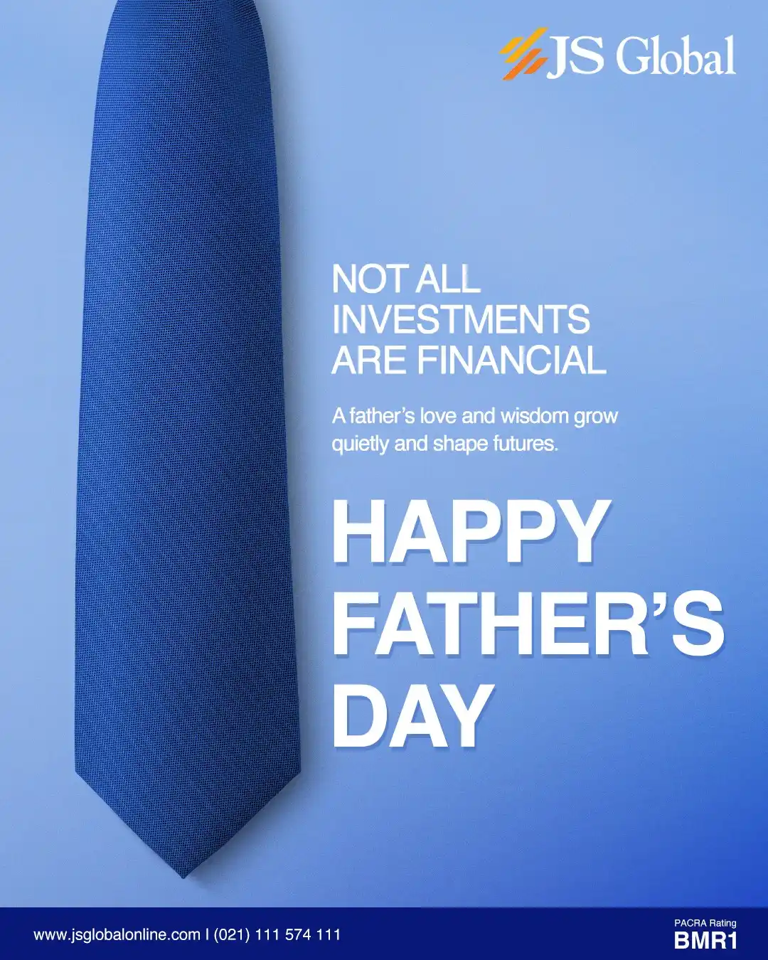 Image from Js Global Capital Limited: To the one we call Dad, Papa, Abu, or Aba. The man who didn’t wait for...