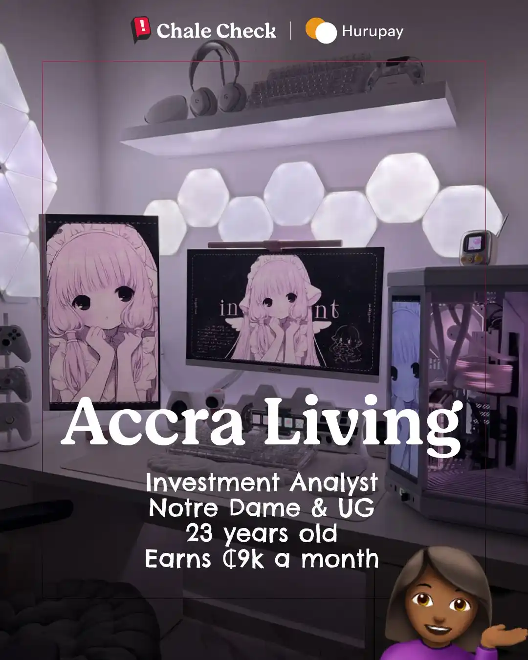 Image from CediRates: Today on Accra Living we meet a bisexual Investment Analyst from legon...