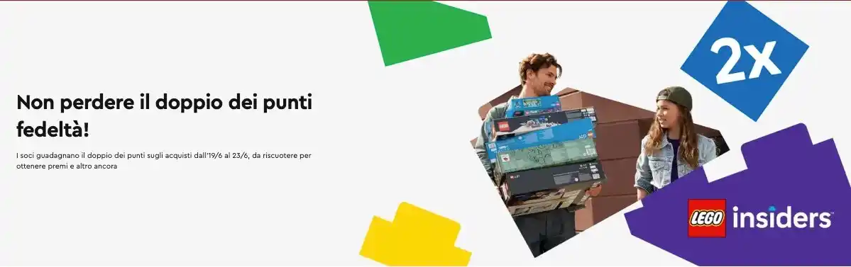 Image from Il Mastro Costruttore®: Tornano i Doppi Punti LEGO® Insiders https://www.ilmastrocostruttore.i...