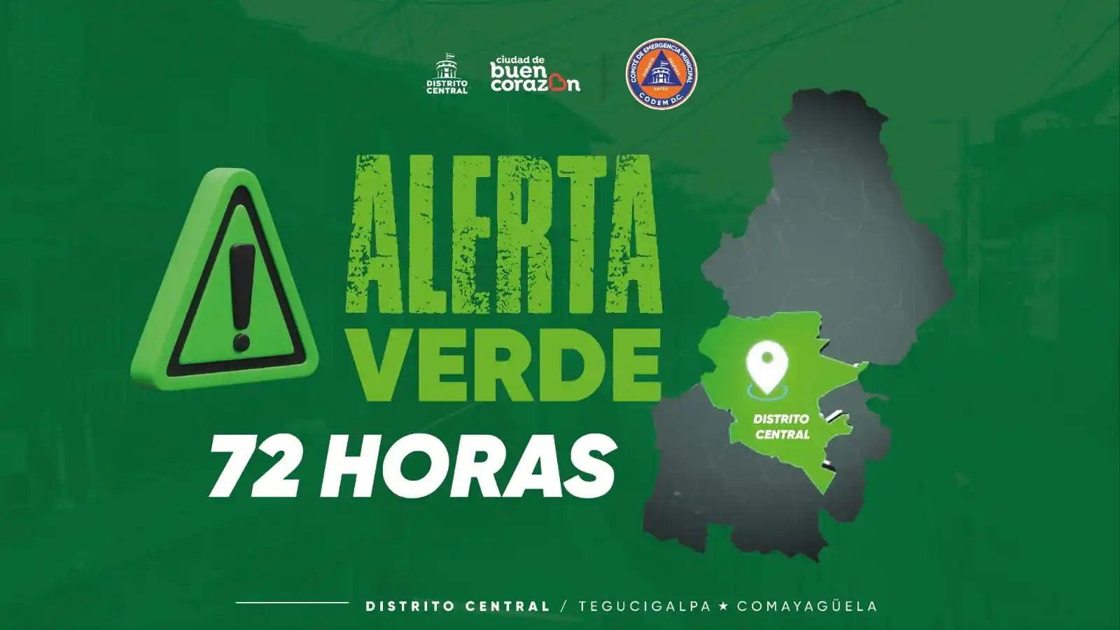 Image from La Alcaldía al Día : ¡Tu seguridad es primero! Capitalino, debido a las constantes lluvias...
