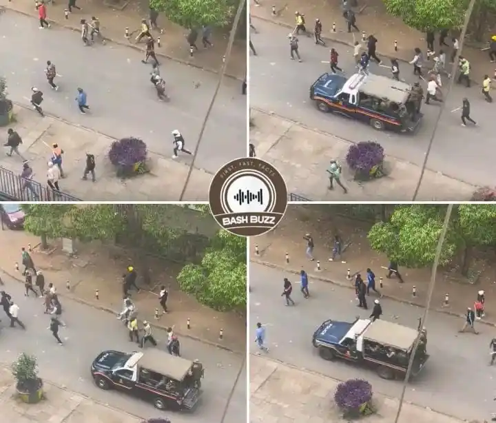 Image from BashBuzz: UPDATE: Suspected goons attack protesters demanding justice for Albert...