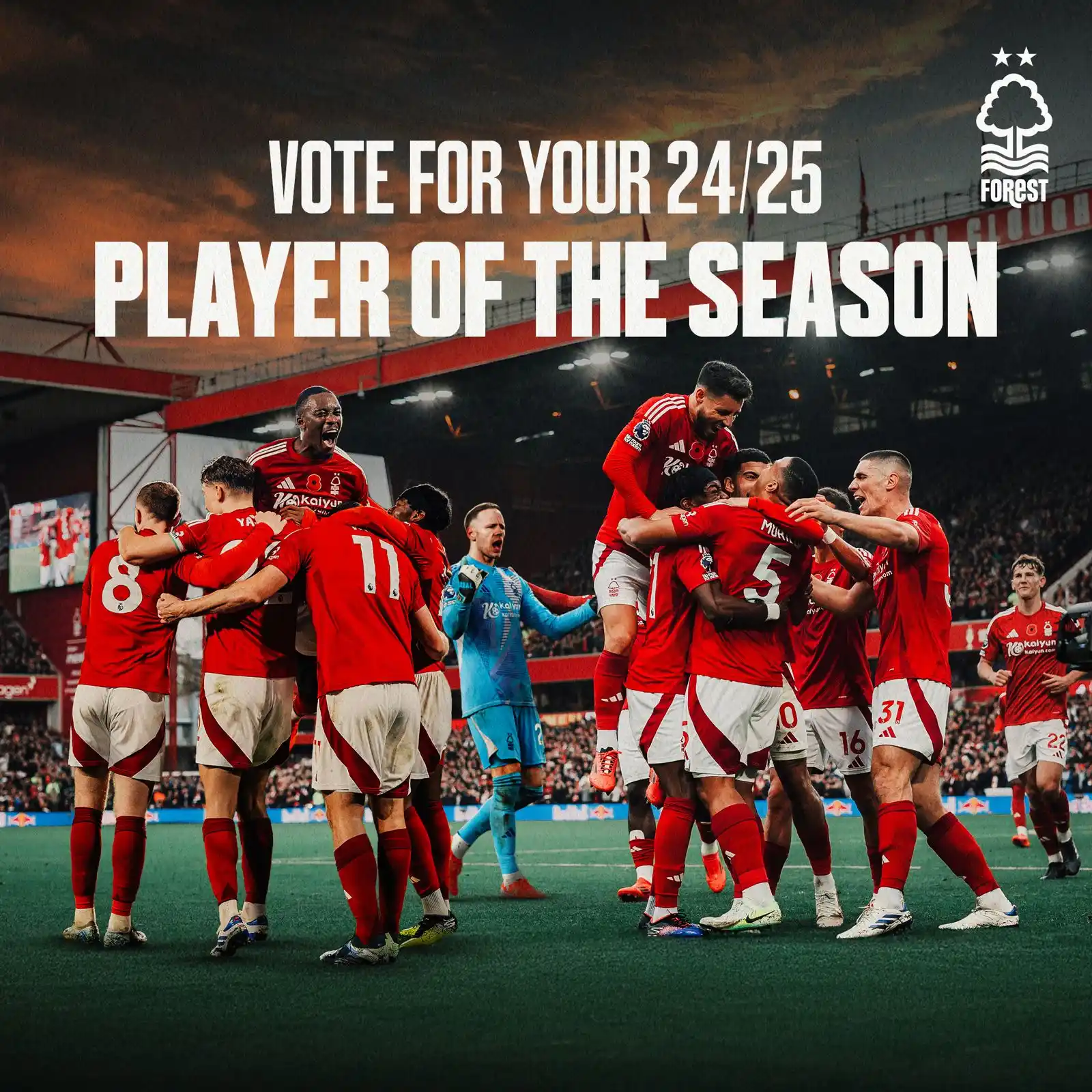 Image from Nottingham Forest: Voting is now open for our 2024/25 Player of the Season! 🗳️🏆 ➡️ htt...
