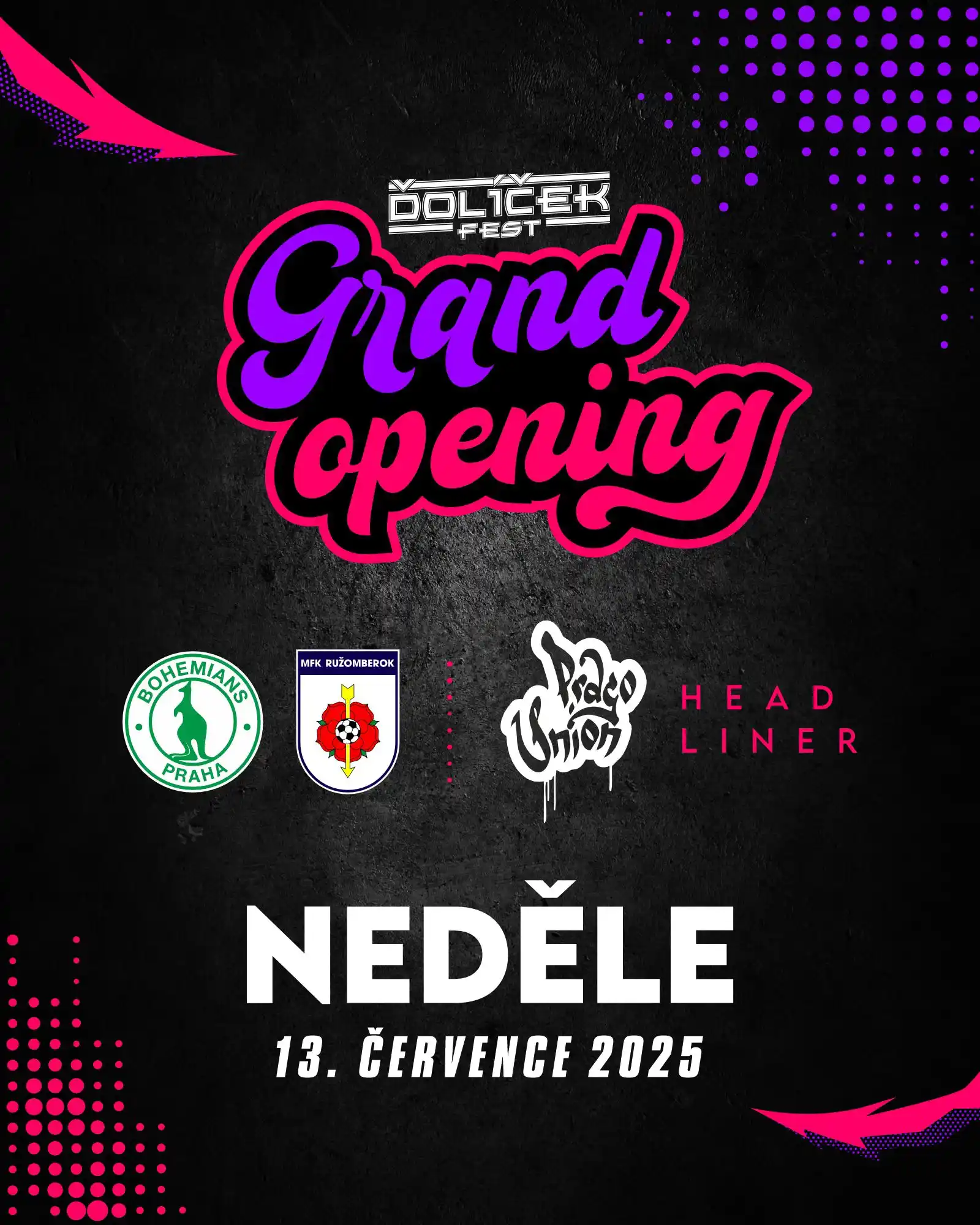Image from Bohemians Praha 1905 🦘: VSTUPENKY V PRODEJI 🎫 Spustili jsme prodej na Ďolíček Fest Grand Ope...