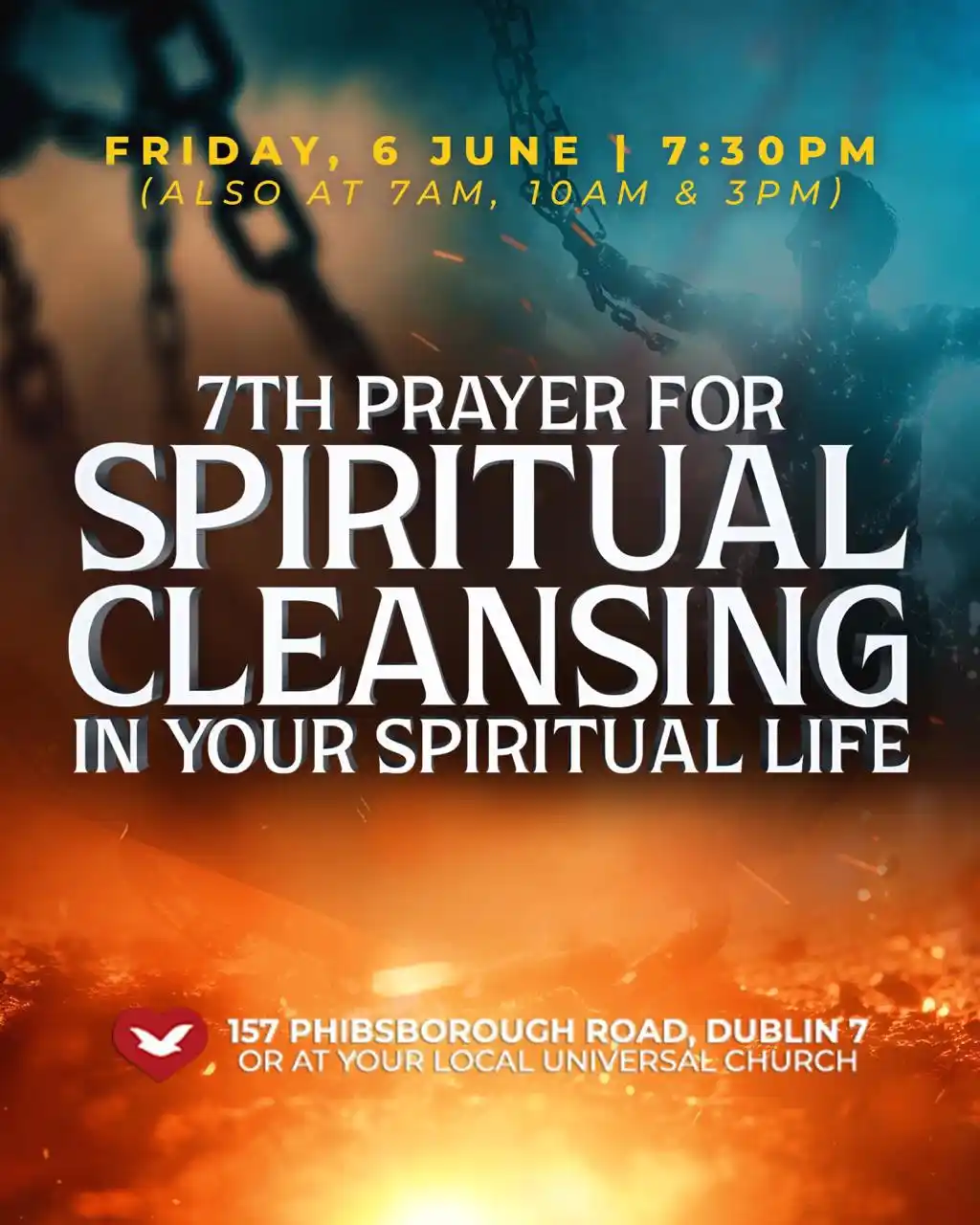 Image from Universal Church Ireland 🇮🇪: What problems, fears and anxieties have been taking away your peace? T...