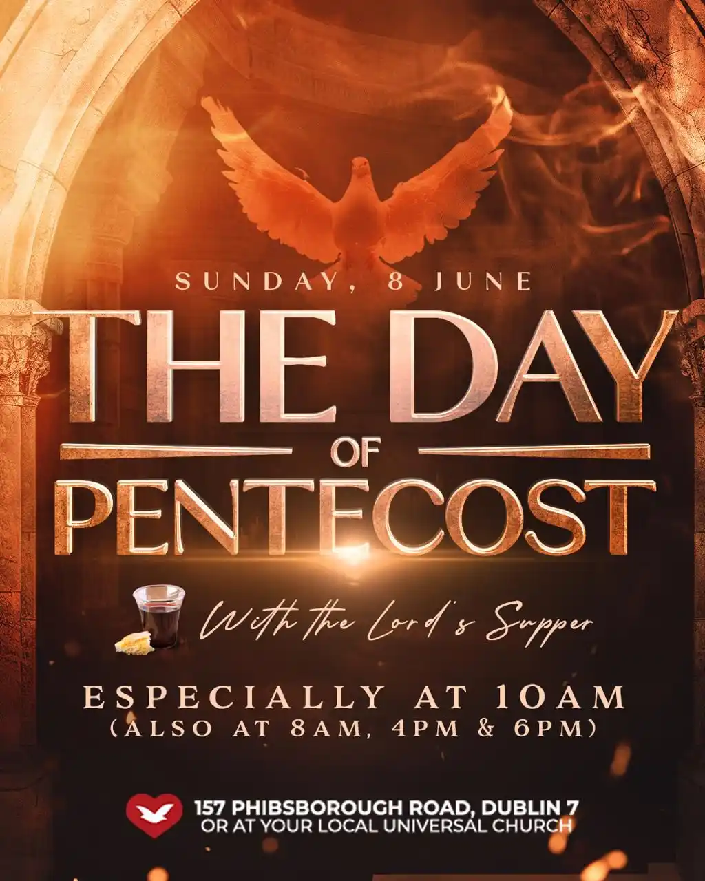 Image from Universal Church Ireland 🇮🇪: “When the Day of Pentecost had fully come, they were all with one acco...