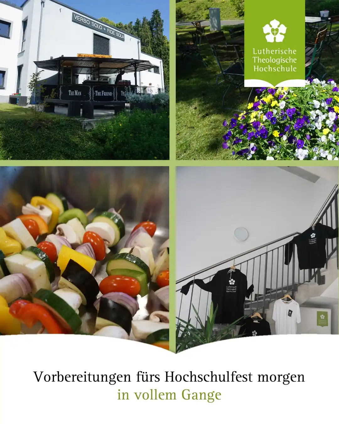 Image from LThH (Lutherische Theologische Hochschule) Oberursel: Wir freuen uns auf unser Hochschulfest morgen! Damit wir morgen auch f...