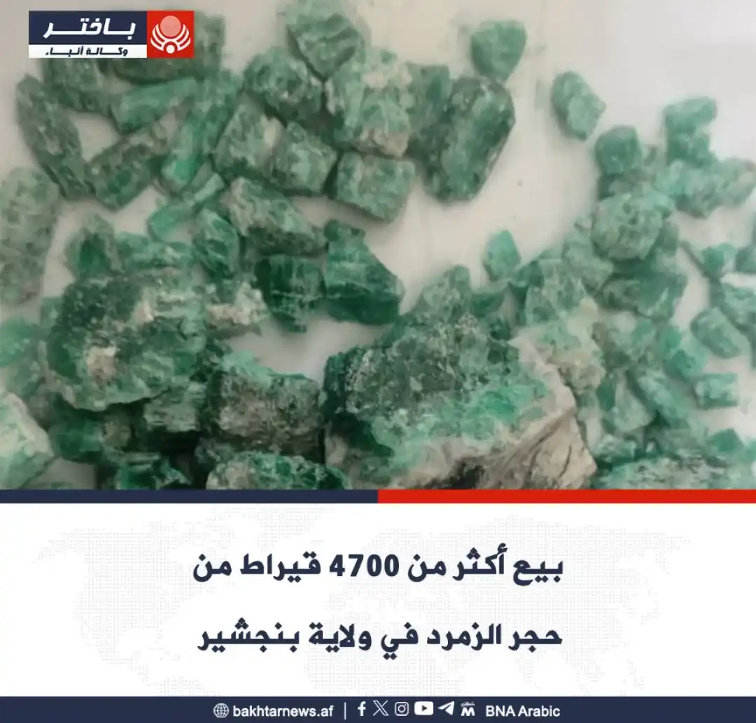 Image from وكالة أنباء باختر: يقول المولوي محمد قاسم أميري، رئيس المناجم والبترول في ولاية بنجشير، إ...