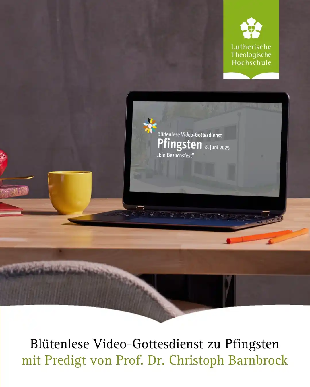 Image from LThH (Lutherische Theologische Hochschule) Oberursel: Zum Blütenlese Video-Gottesdienst für das morgige Pfingstfest hat Prof...