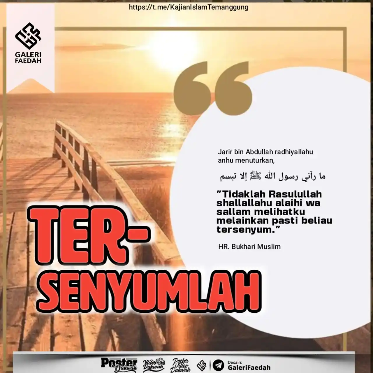 Image from Galerifaedah: *3.769. TERSENYUMLAH* 🗓️ Sabtu, 04 Zulhijah 1446 H / 31 Mei 2025 M ...