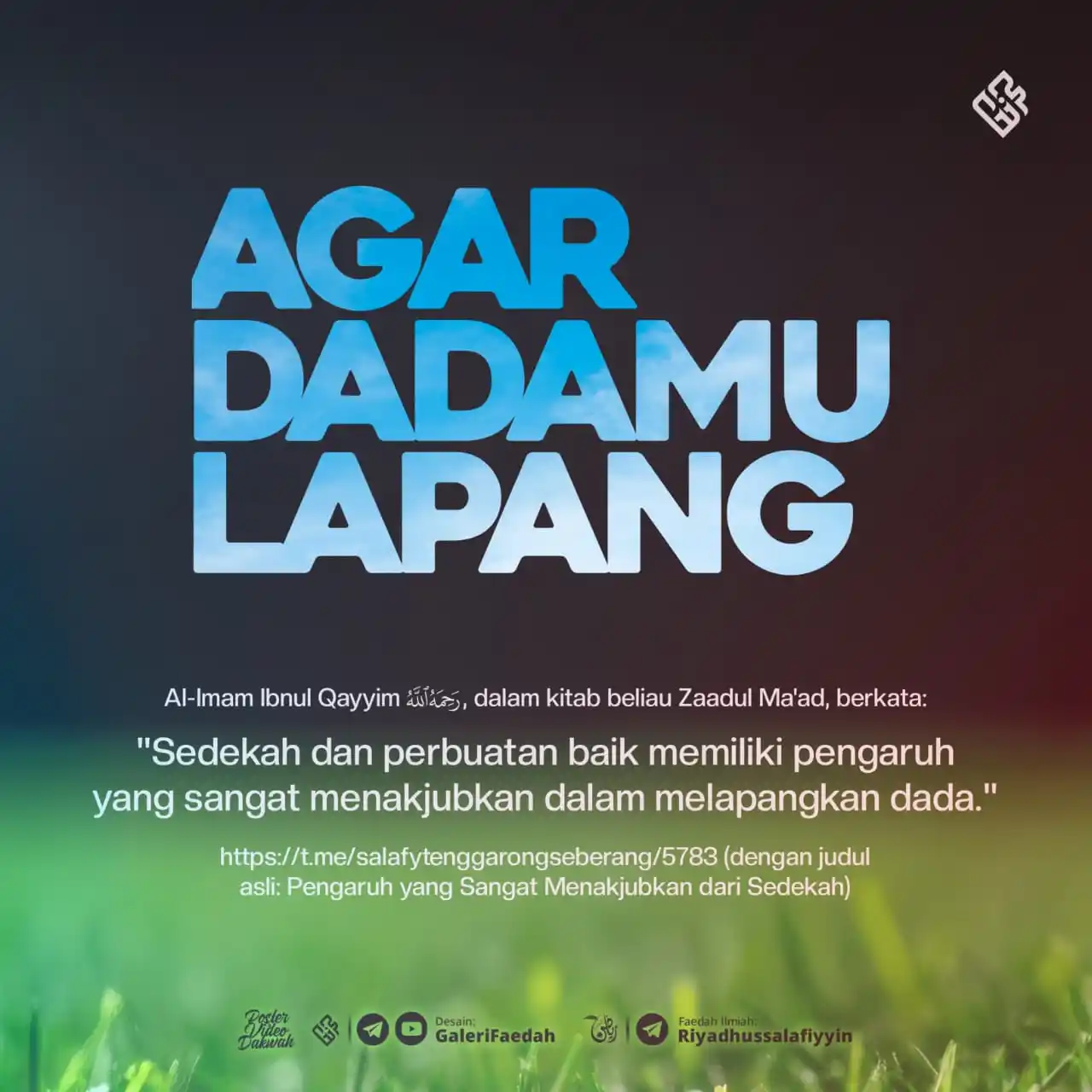 Image from Galerifaedah: *3.792. PENGARUH YANG SANGAT MENAKJUBKAN DARI SEDEKAH* 🗓️ Sabtu, 18 ...