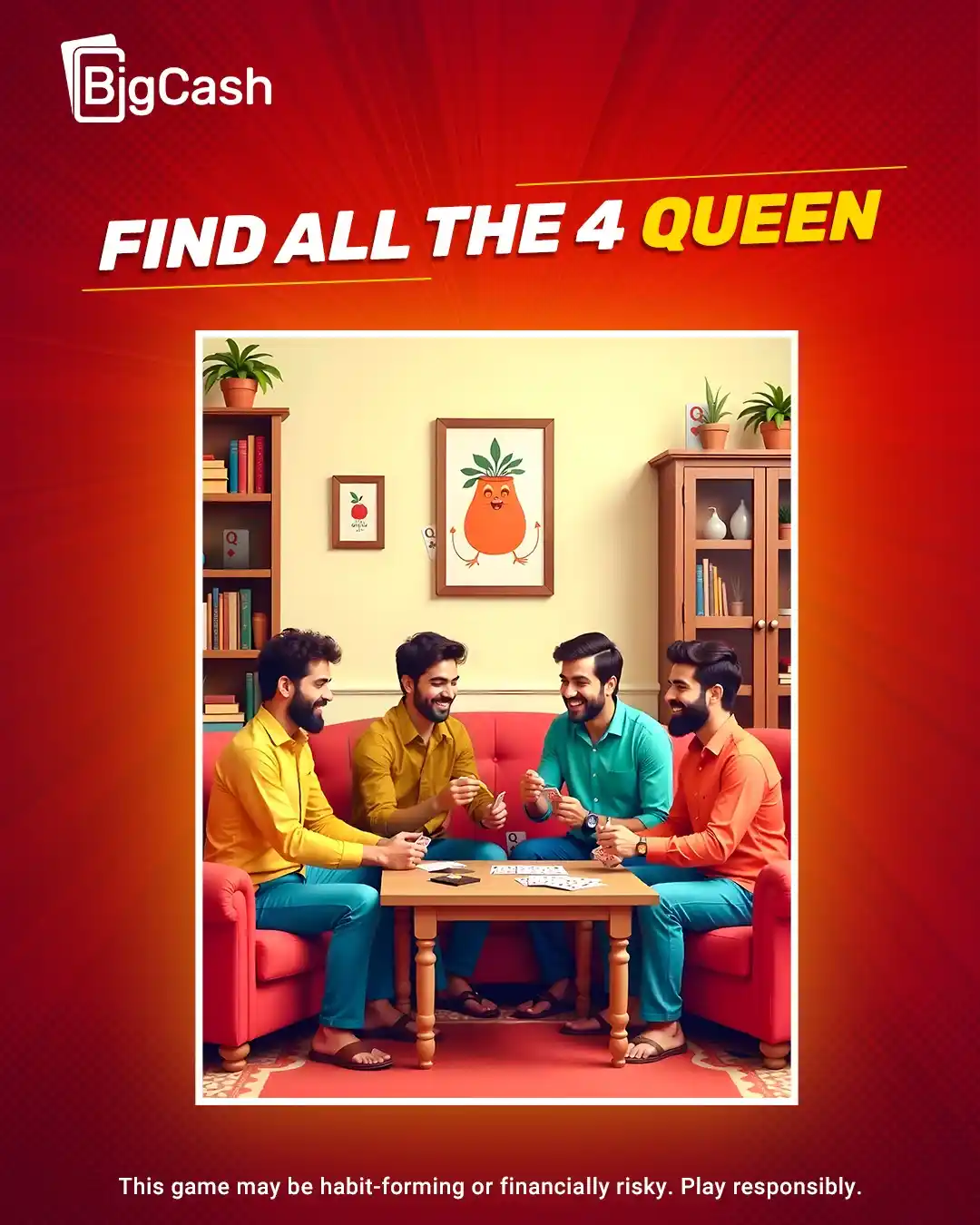 Image from BigCash: 3rd Game is Live.... Find the hidden Queens in the image.... Post you...