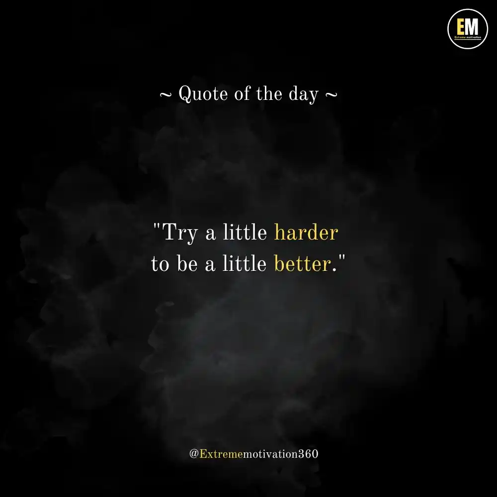 Extreme motivation post