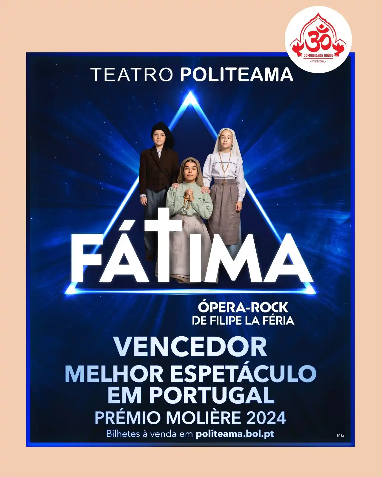 Image from Comunidade Hindu de Portugal: A Comunidade Hindu de Portugal divulga o espetáculo "Fátima", de Filip...