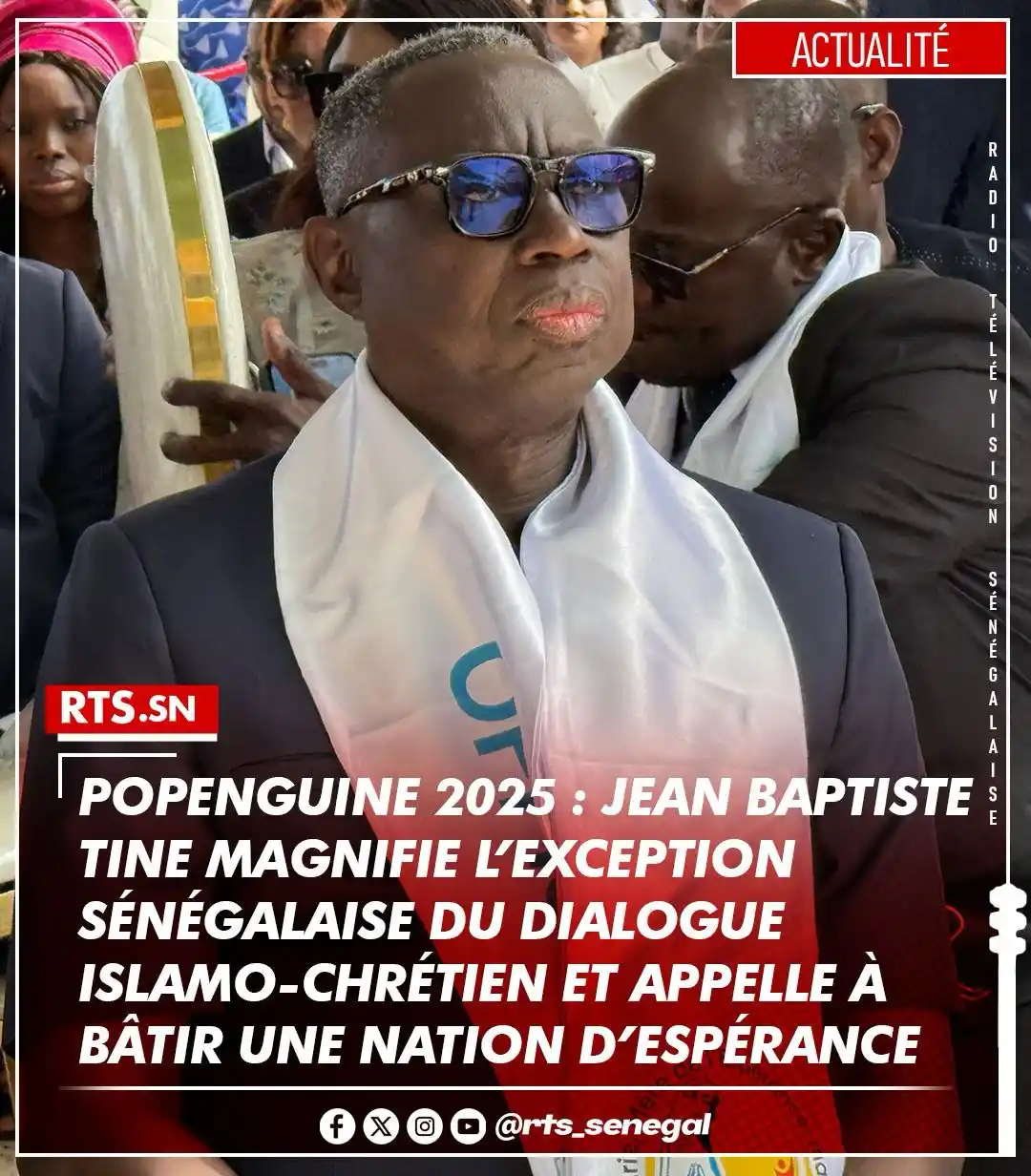 Image from RTS SENEGAL 🇸🇳🎙️📺: À Popenguine, le Ministre de l’Intérieur Jean Baptiste Tine a salué le...