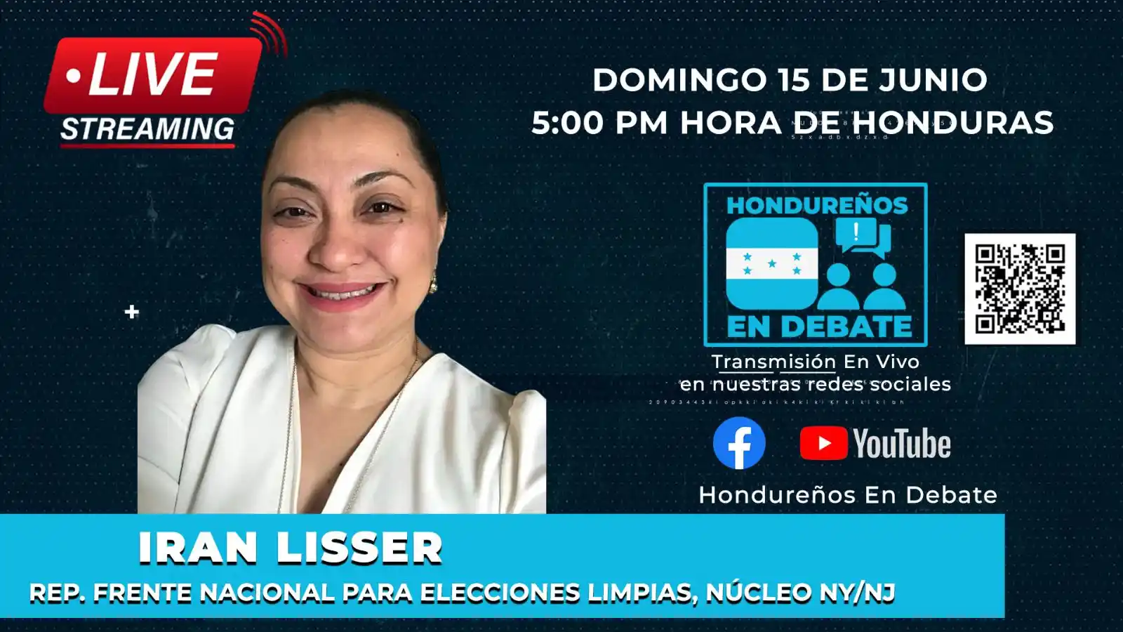 Image from Hondureños en debate : Acompáñanos en los próximos minutos para conocer más sobre la organiza...