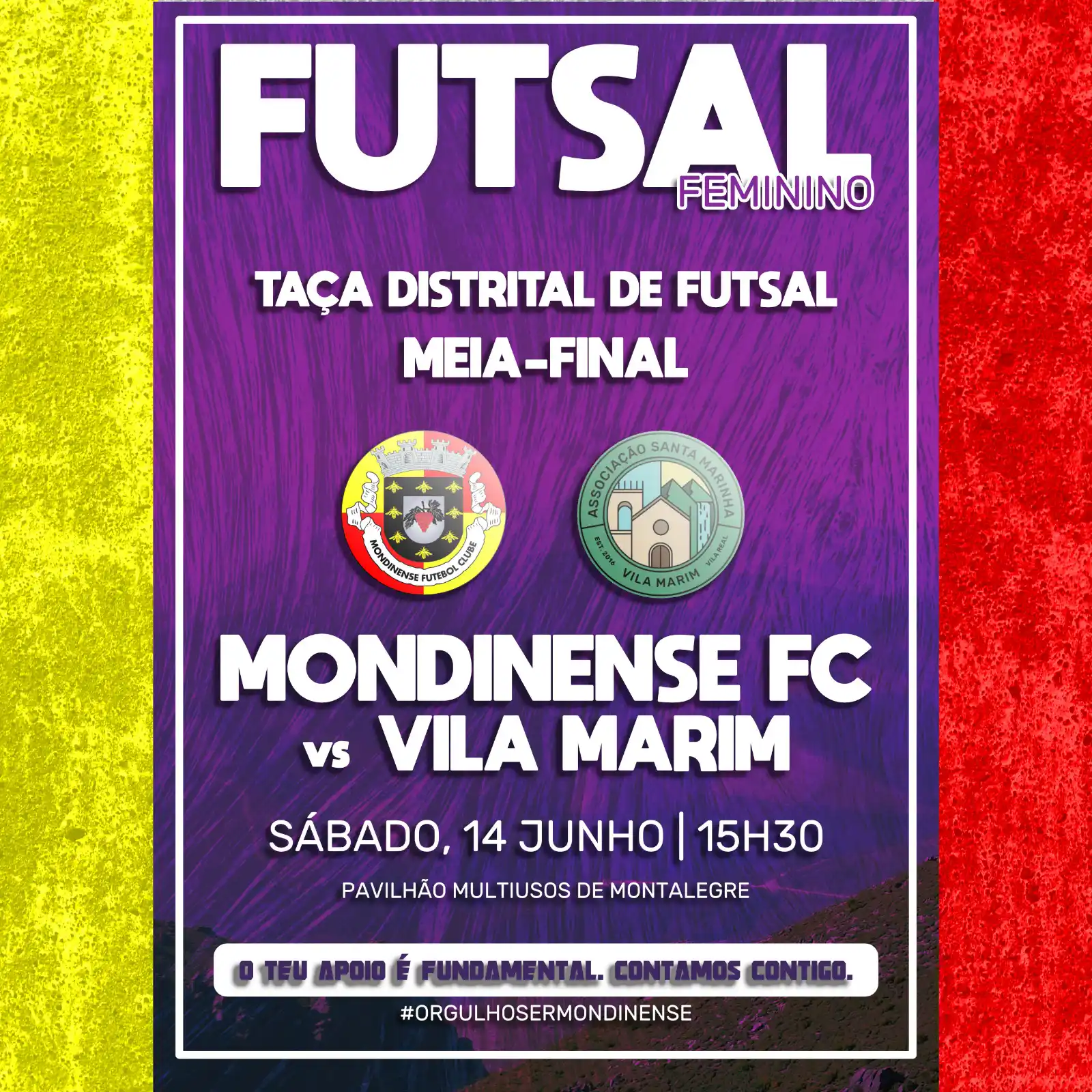 Image from Mondinense FC: 🏆 A.F. VILA REAL | TAÇA DISTRITAL FUTSAL SÉNIOR FEMININO ✅ Final Four...