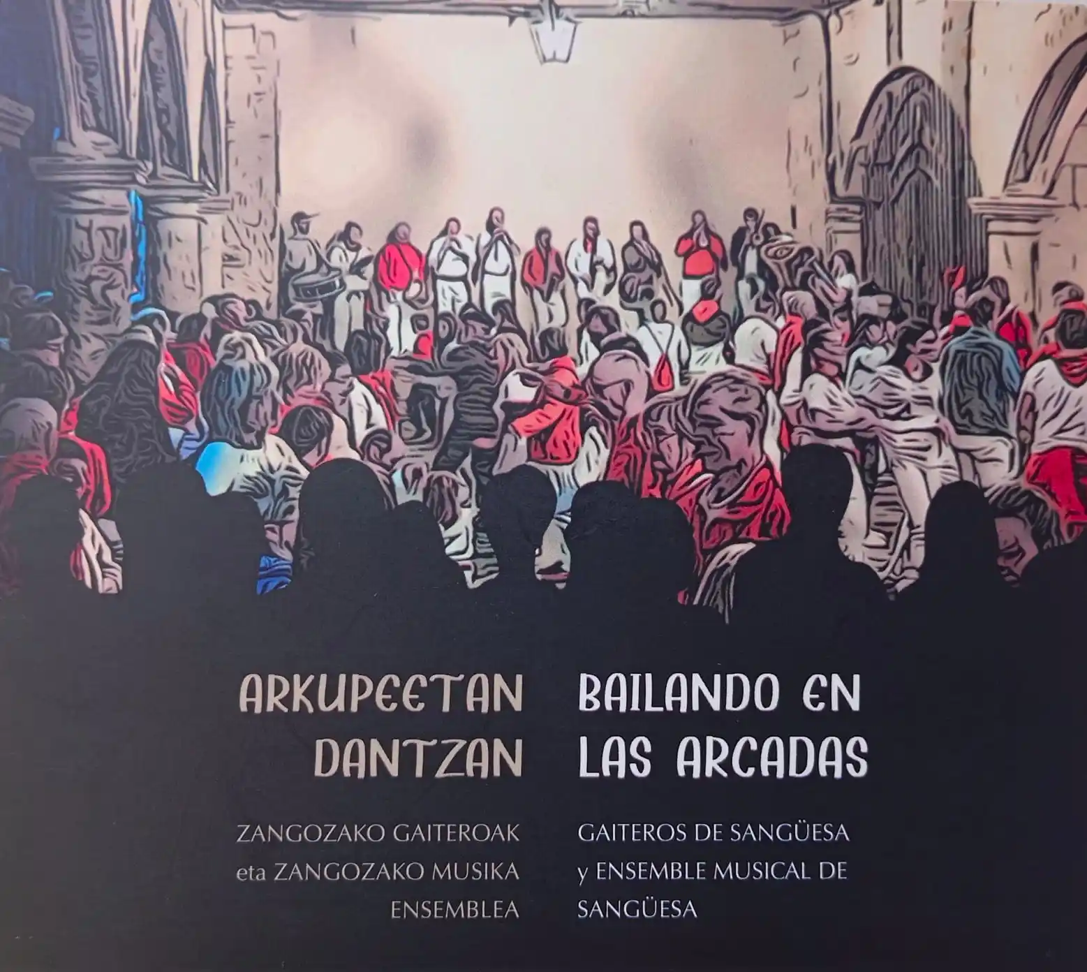 Image from Dantzan: Arkupeetan dantzan / Bailando en Las Arcadas 📀 https://dantzan.eus/a...