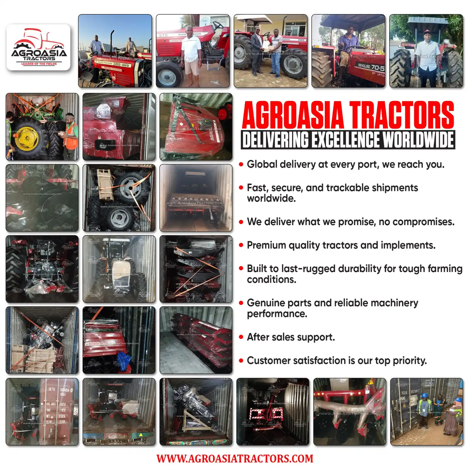 Image from AgroAsia Tractors: At AgroAsia Tractors, customer satisfaction is at the heart of everyth...