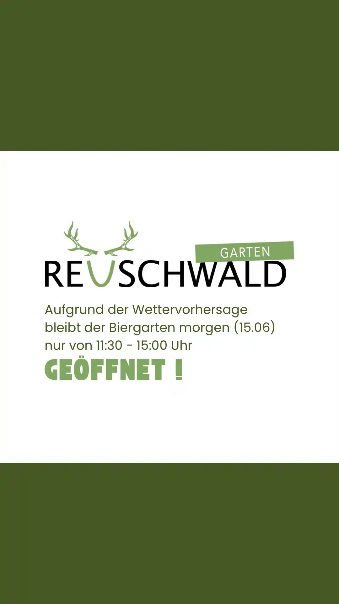 REUSCHWALD 🦌🌲| Nabern post