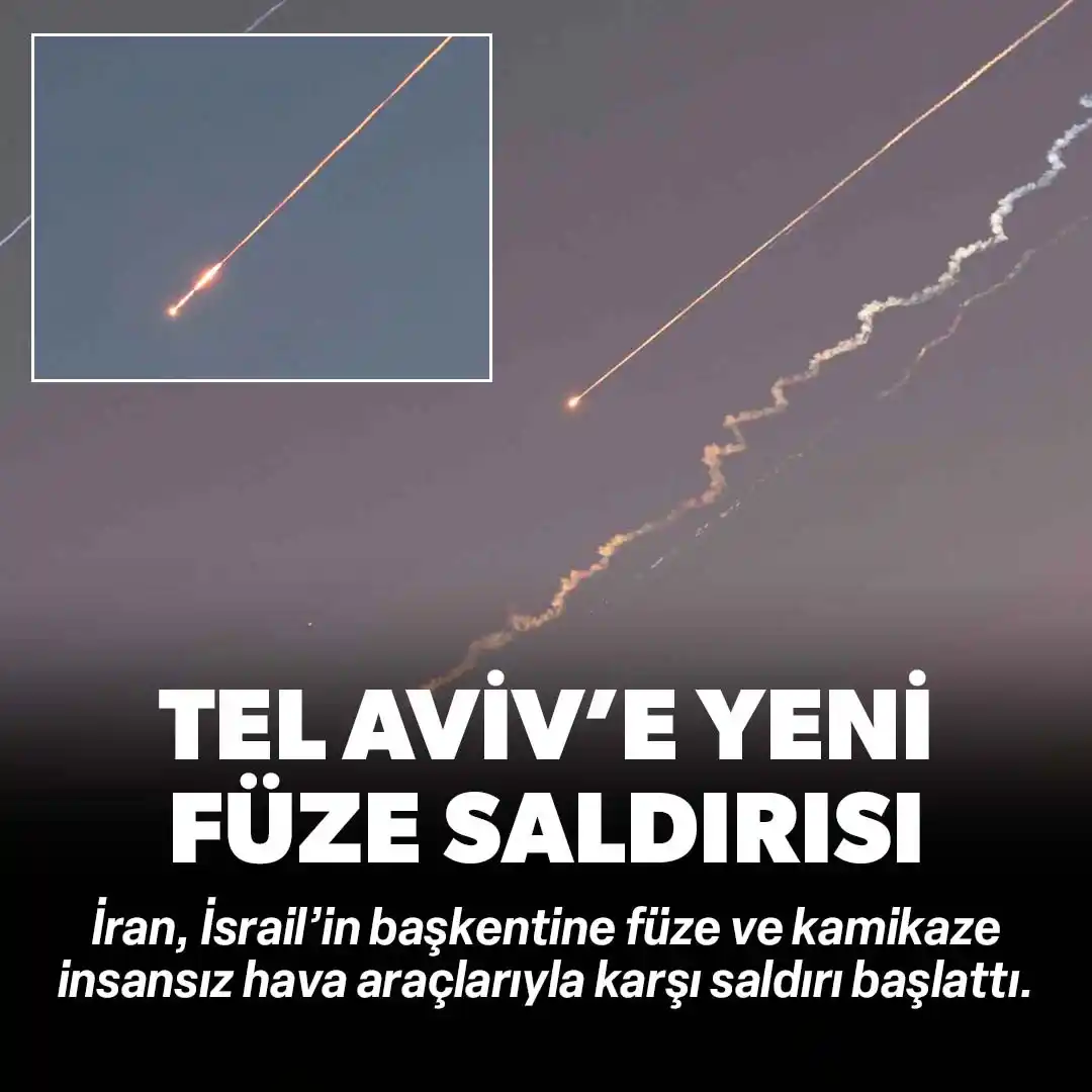 Image from Yeni Şafak: 🚨 Çatışmaların beşinci günü: İran yeni bir füze saldırısı başlattı İ...