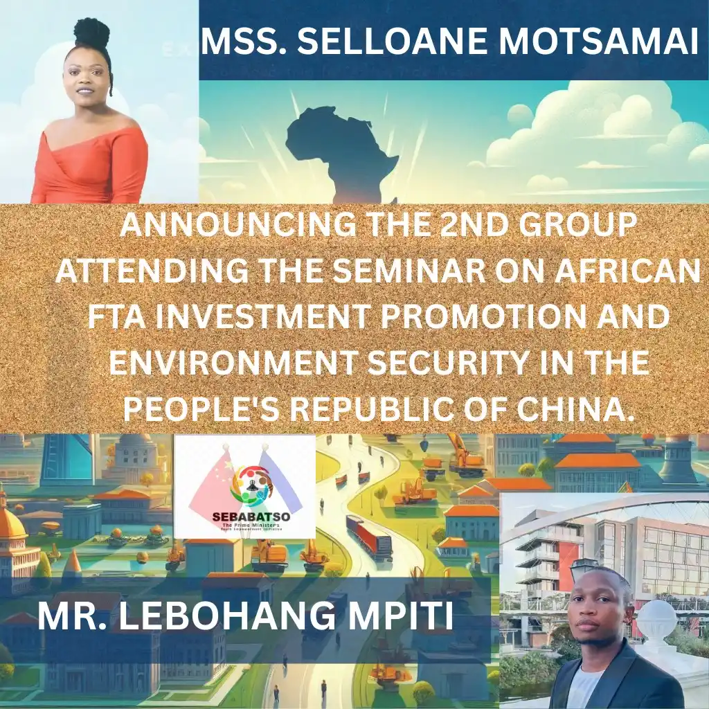 Image from Sebabatso: 🇨🇳✈️🔥📢 Amazing News! 🎉 Congratulations to Lebohang Mpiti and Sel...