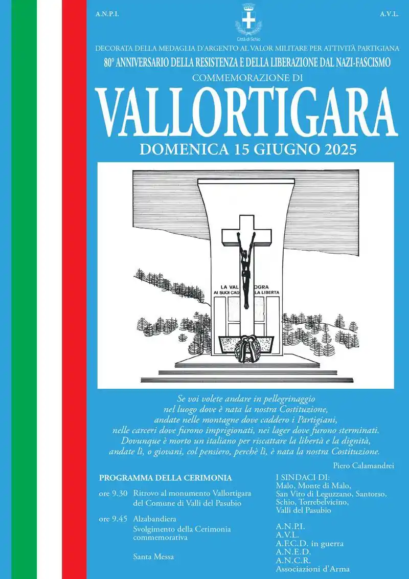 Image from Comune di Schio: *Commemorazione di Vallortigara* 80esimo Anniversario della Resistenza...