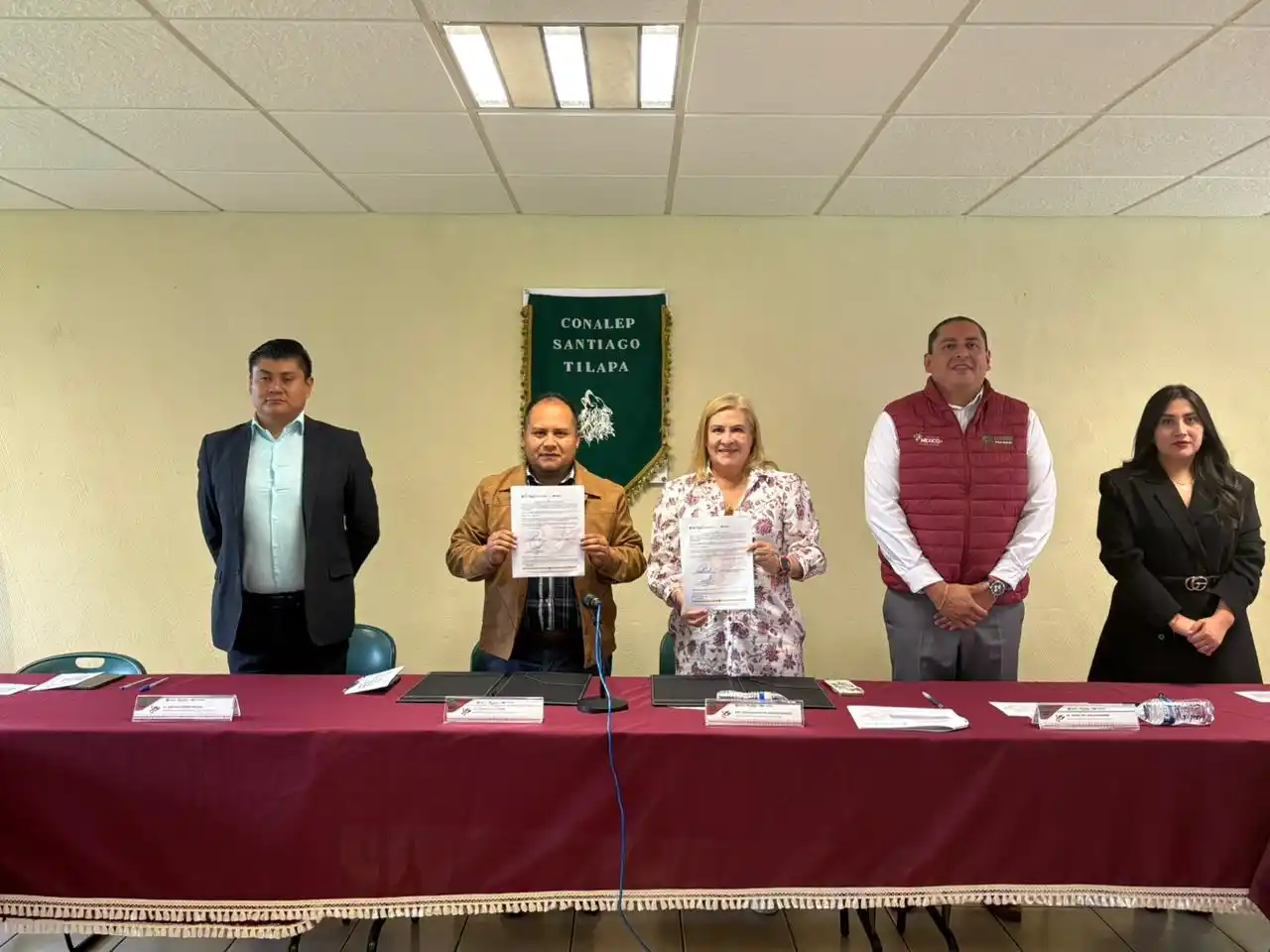 Image from CONALEP EDOMEX 🐺: Con la firma de un Convenio de Colaboración Estratégica con el H. Ayun...