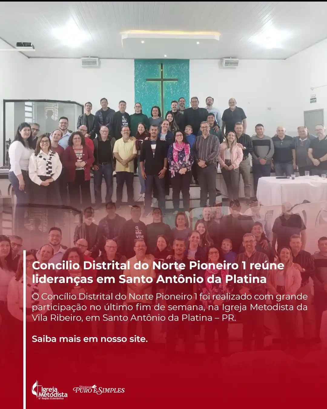 Image from Metodista | Sexta Região : *Concílio Distrital do Norte Pioneiro 1, aconteceu em Santo Antônio da...