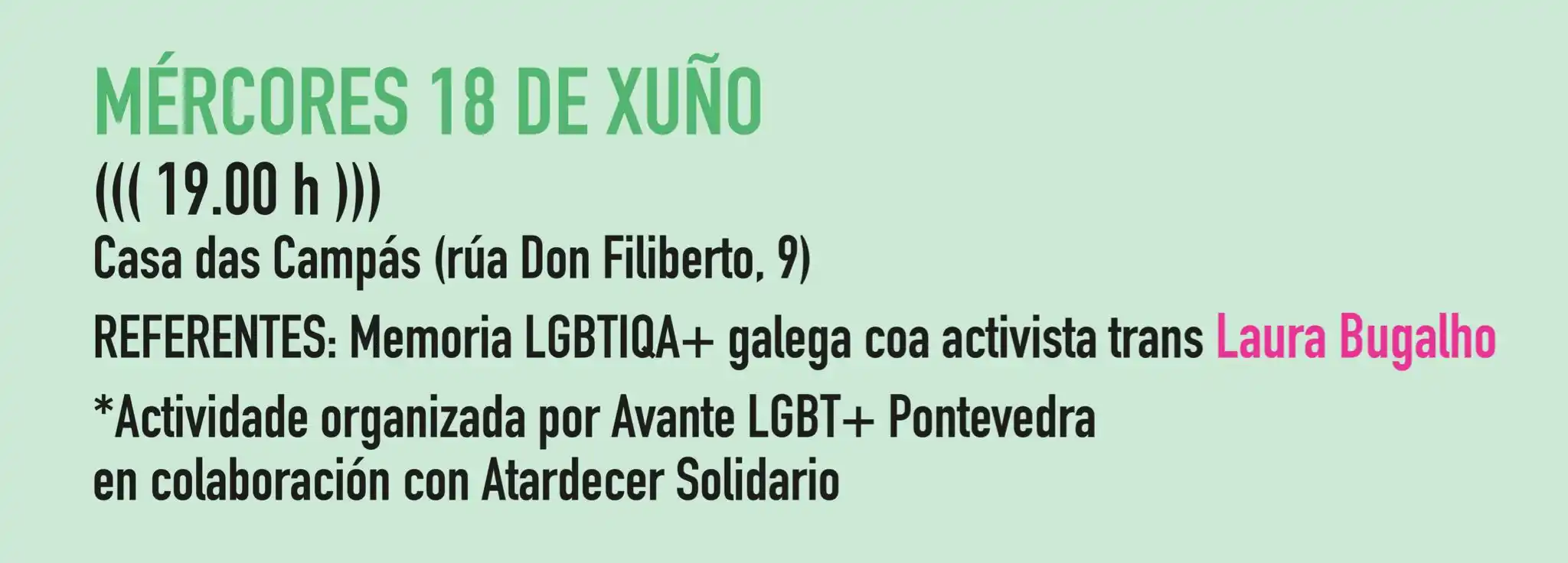 Image from Avante LGBT+ Pontevedra: 🏳️🌈 Coñecemos a loita do colectivo LGBTIQA+ galego que nos precedeu...