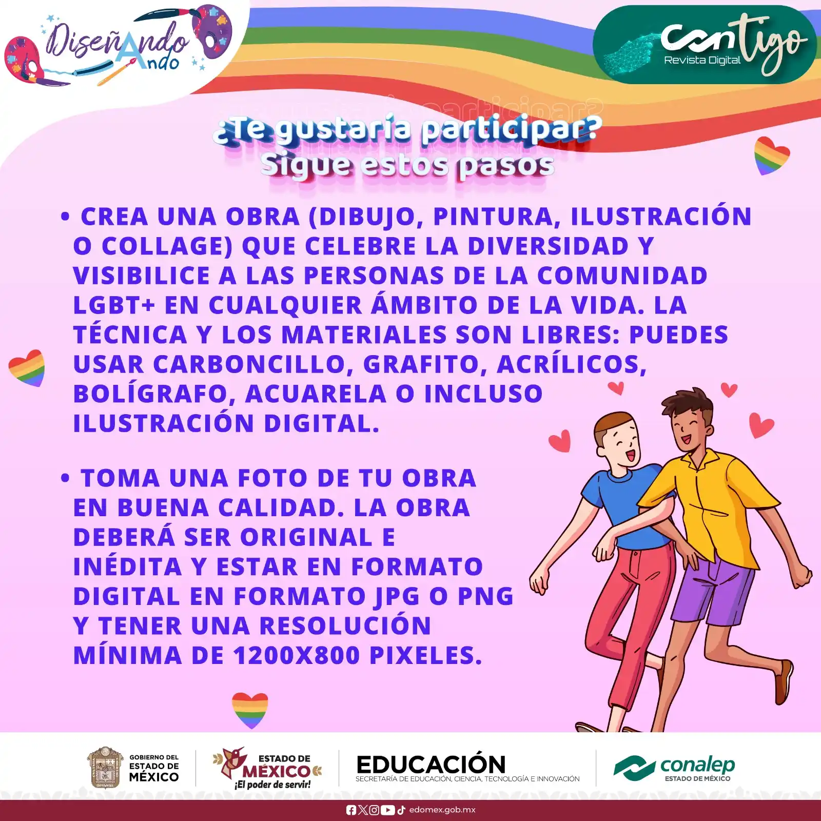 Image from CONALEP EDOMEX 🐺: ❤️🧡💛 ¡Crea, comparte y transforma! Haz una obra que abrace la divers...