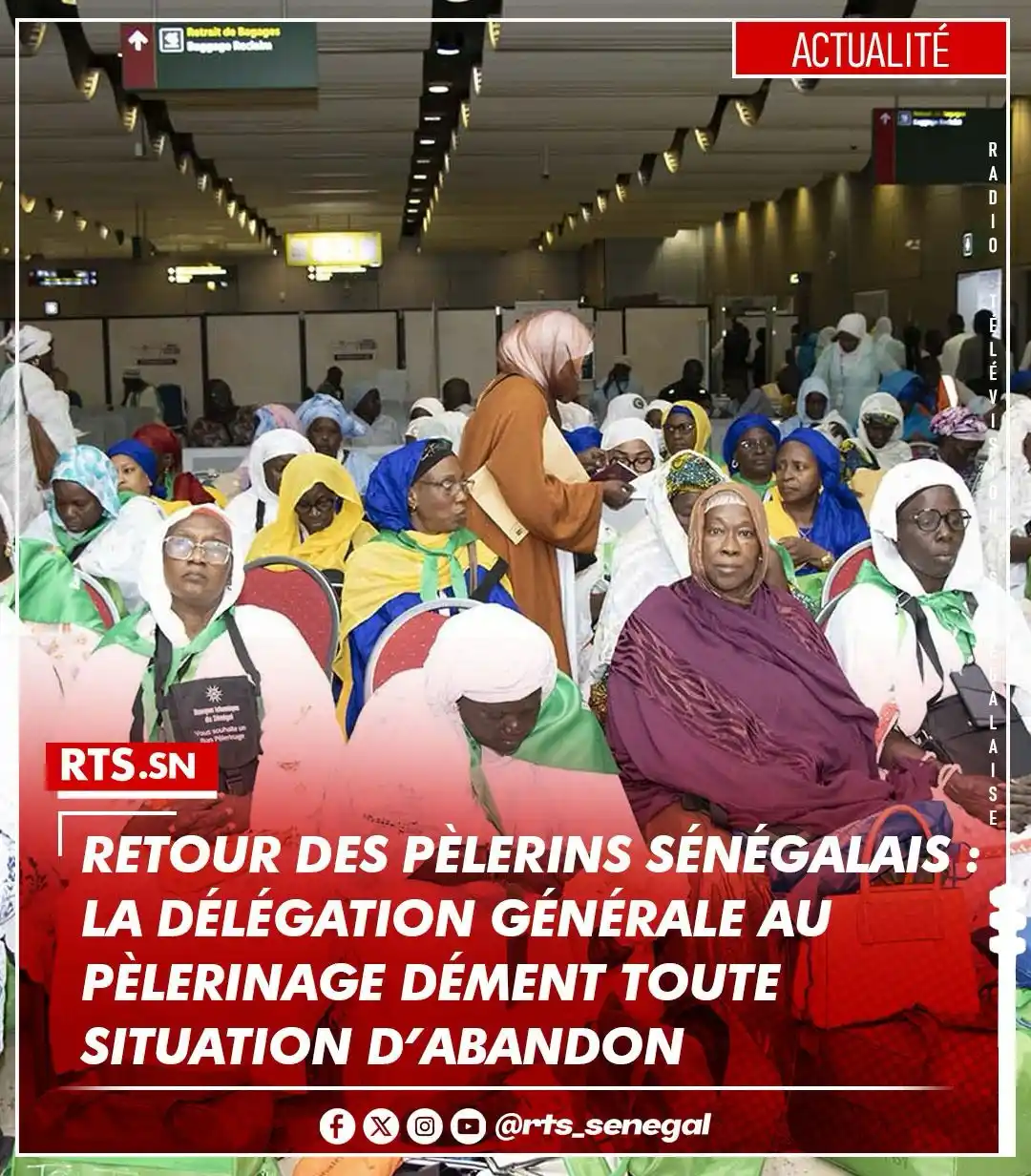Image from RTS SENEGAL 🇸🇳🎙️📺: Dans un communiqué publié ce lundi 16 juin, la DGP a tenu à rassurer l...