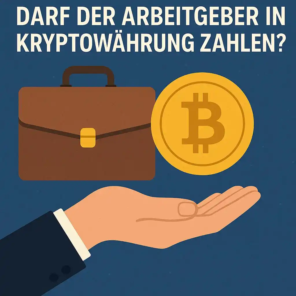 Image from Holger Honings: 💼 Darf dein Arbeitgeber dich in Kryptowährungen bezahlen? Das Bundes...