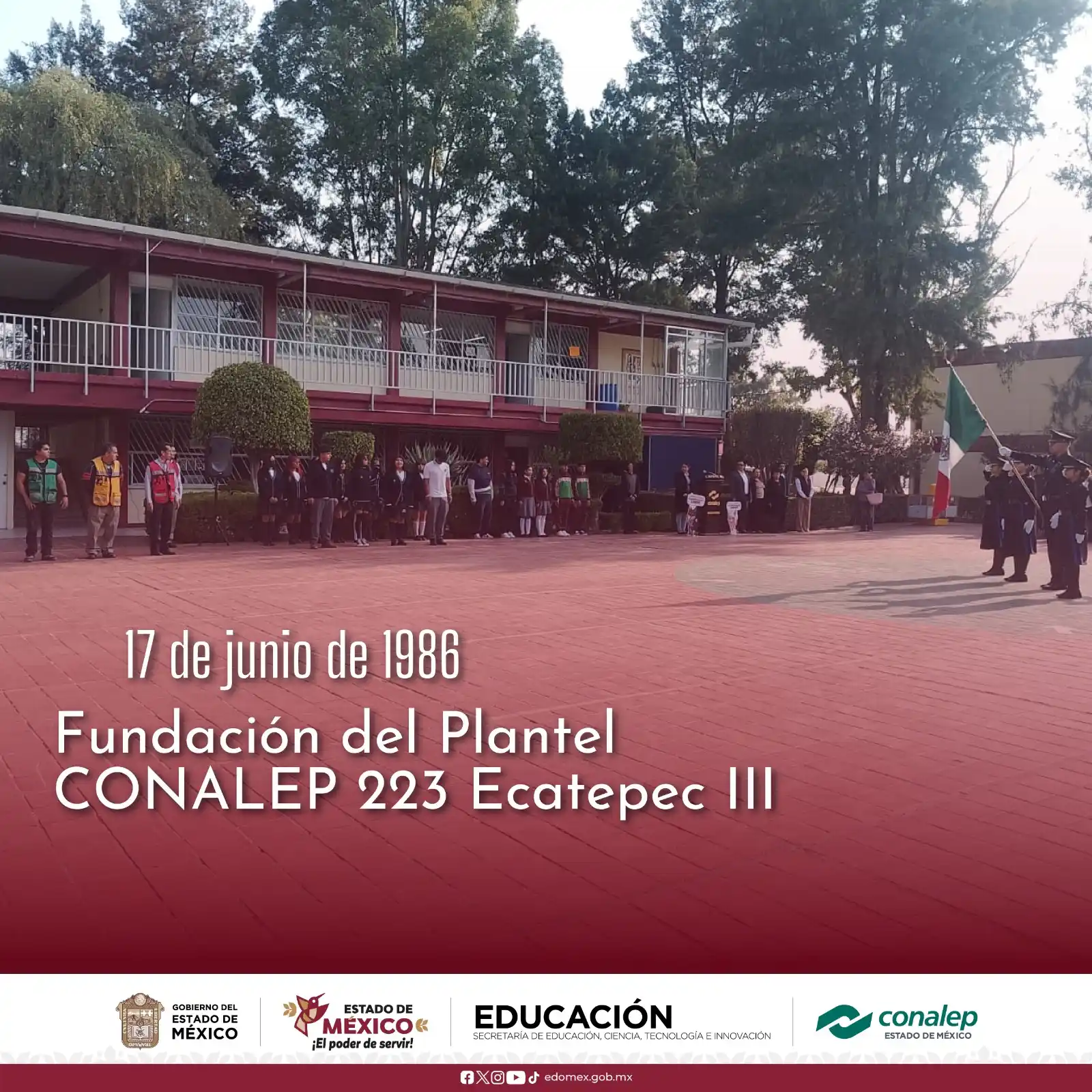 Image from CONALEP EDOMEX 🐺: 🎂📘 Desde 1986, el Plantel CONALEP 223 Ecatepec III ha sido semillero...