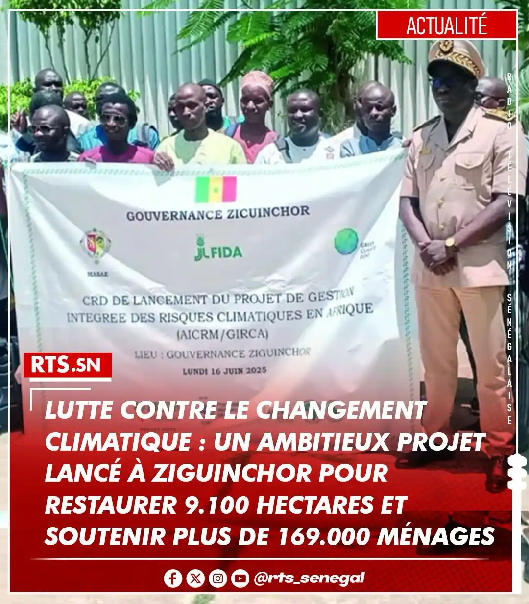 Image from RTS SENEGAL 🇸🇳🎙️📺: Doté d’un financement de 12,5 milliards de francs CFA, ce programme na...