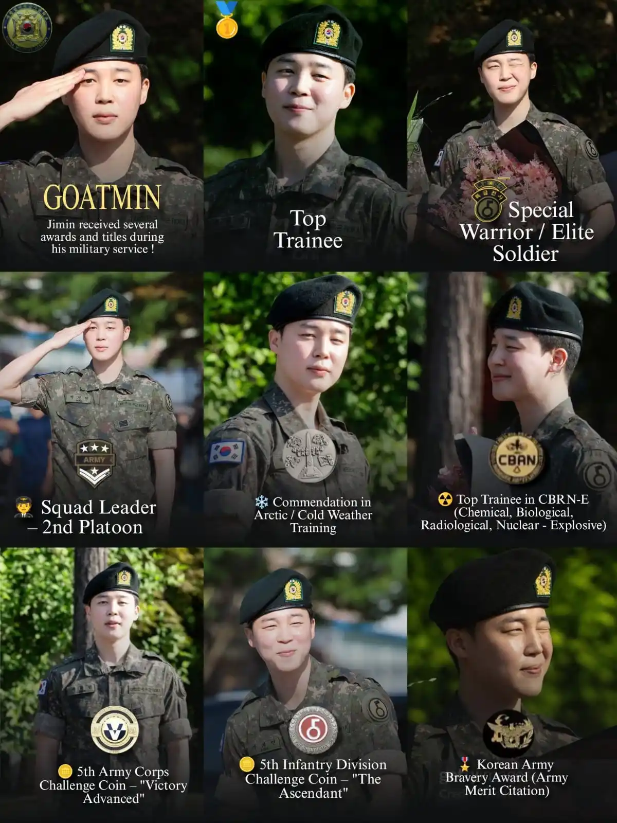 Image from MIMI_WORLD_FANSPAGE: *▫️El servicio militar de Jimin: Una trayectoria marcada por prestigio...