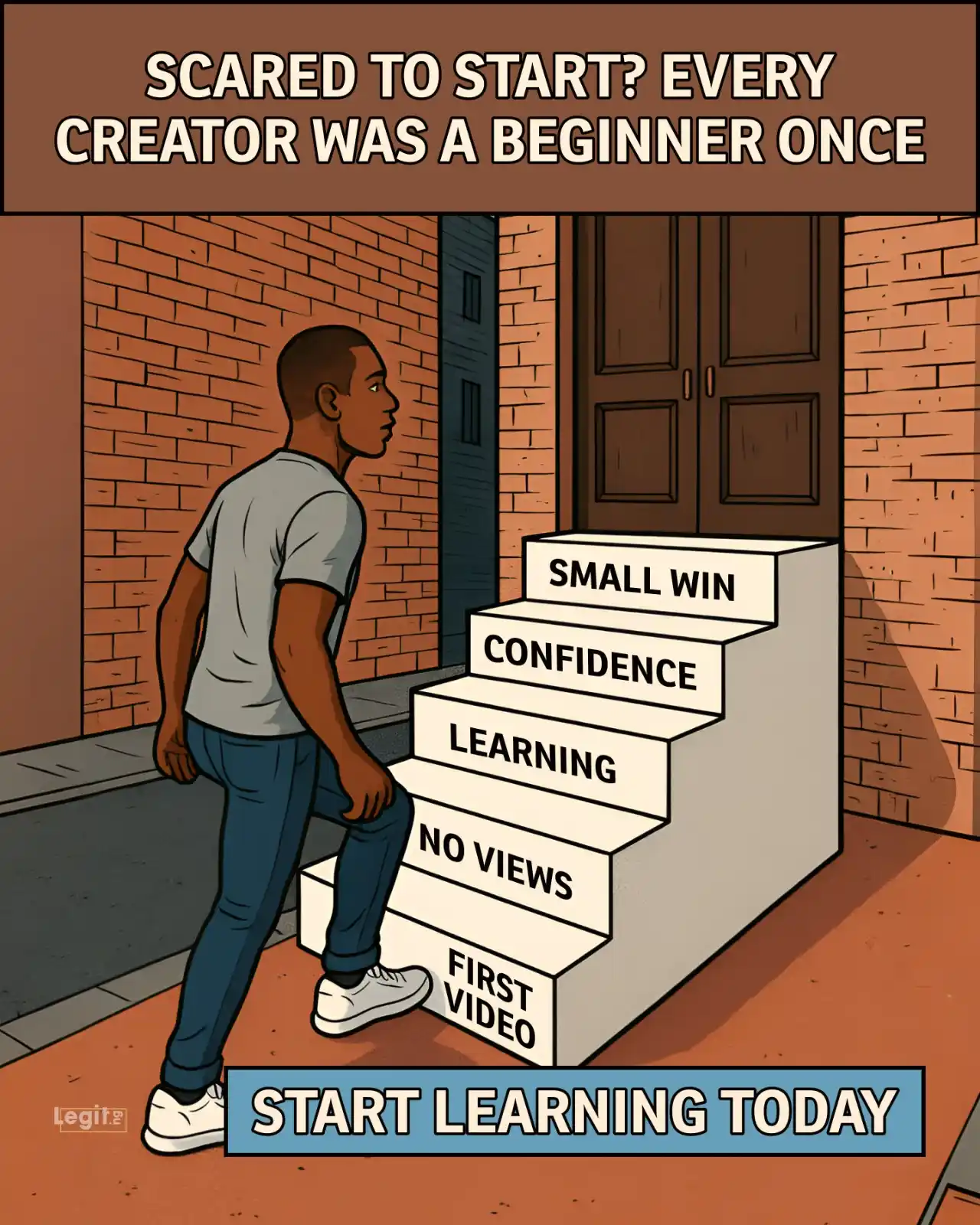 Image from Legit.ng Naija News: Everyone starts from somewhere, even the biggest creators were once st...