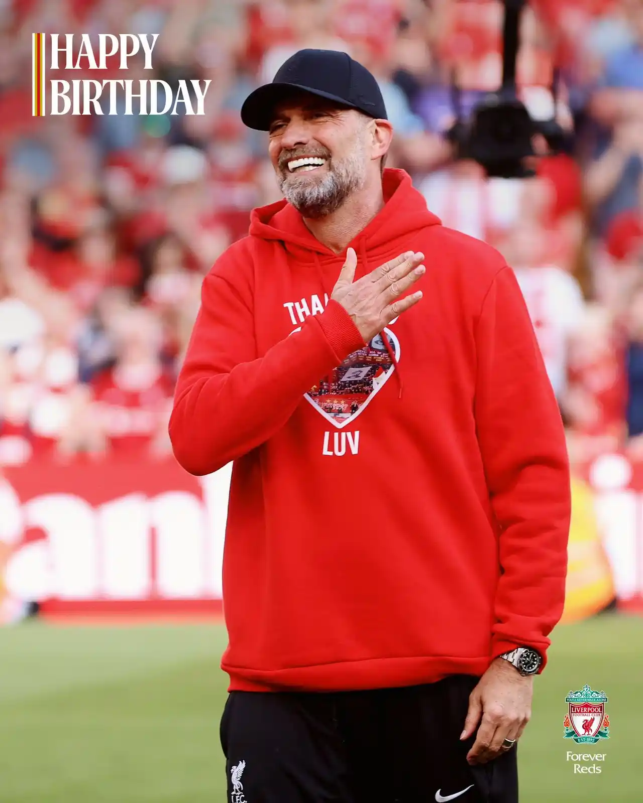 Image from Liverpool FC Português: Feliz aniversário, Jürgen Klopp 🎂❤️...