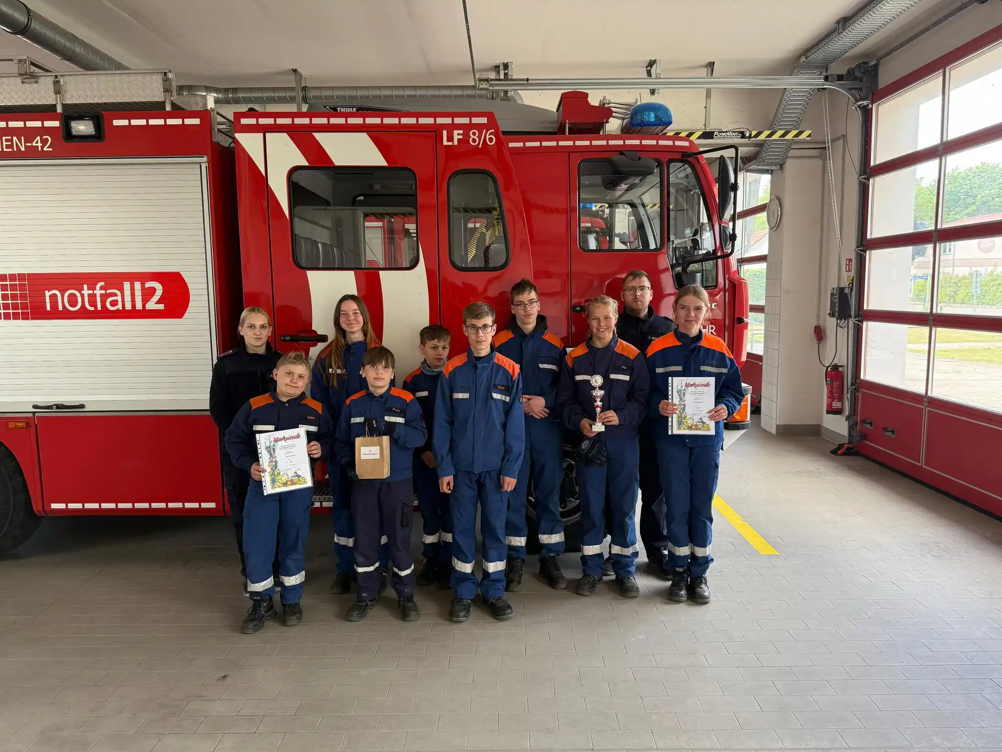 Image from 17498 Neuenkirchen : Heute hatte unsere Jugendfeuerwehr viel Spaß beim Amtsausscheid in Wei...