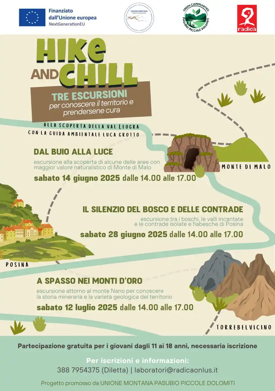 Image from Comune di Schio: ⛰ *Hike and Chill* ⛰ - Tre escursioni per conoscere il territorio e pr...