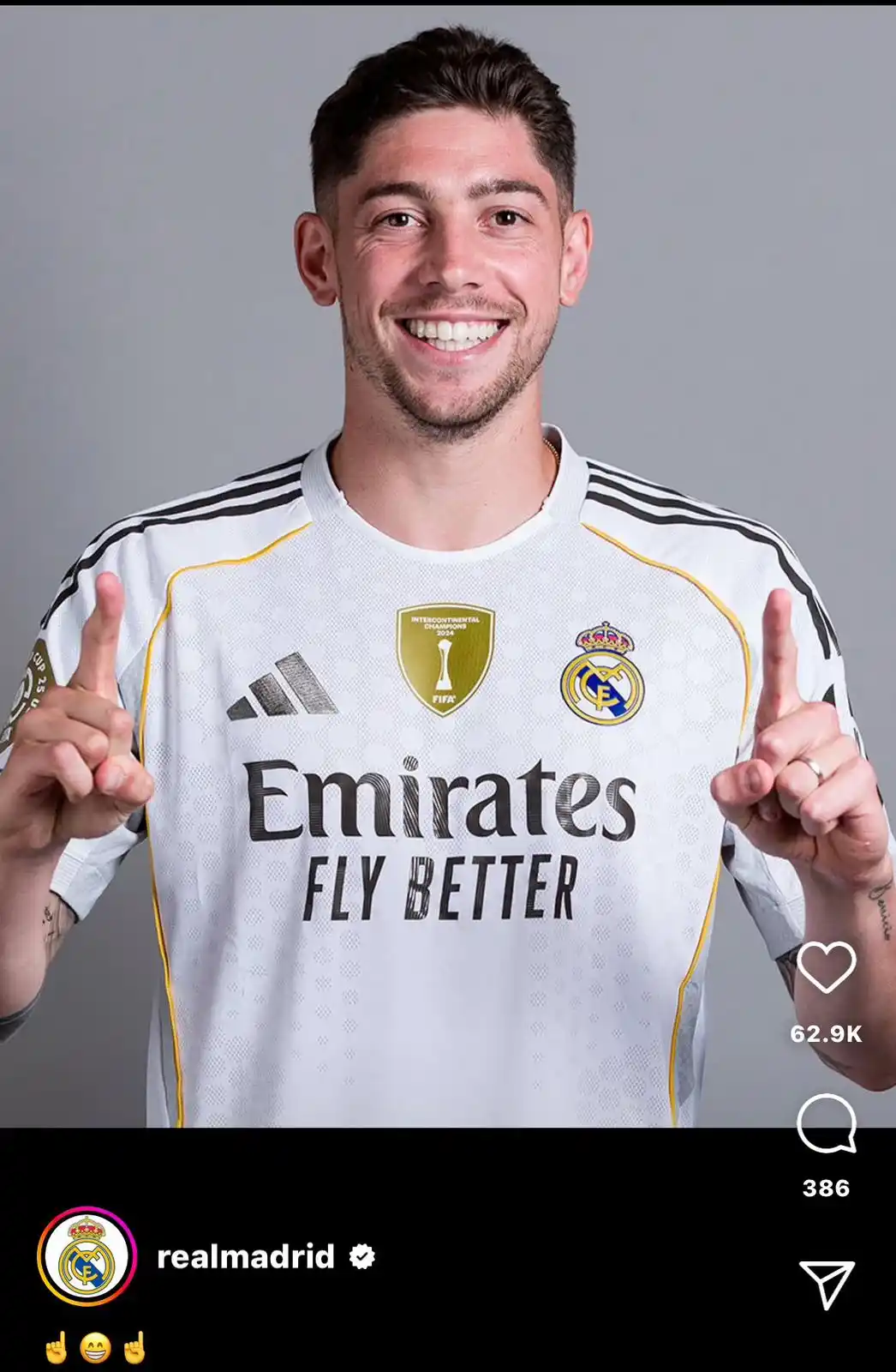 Image from بيان الهلال | ByanAlhilal: 🚨 حساب ريال مدريد عبر الانستغرام ☝️😁☝️...