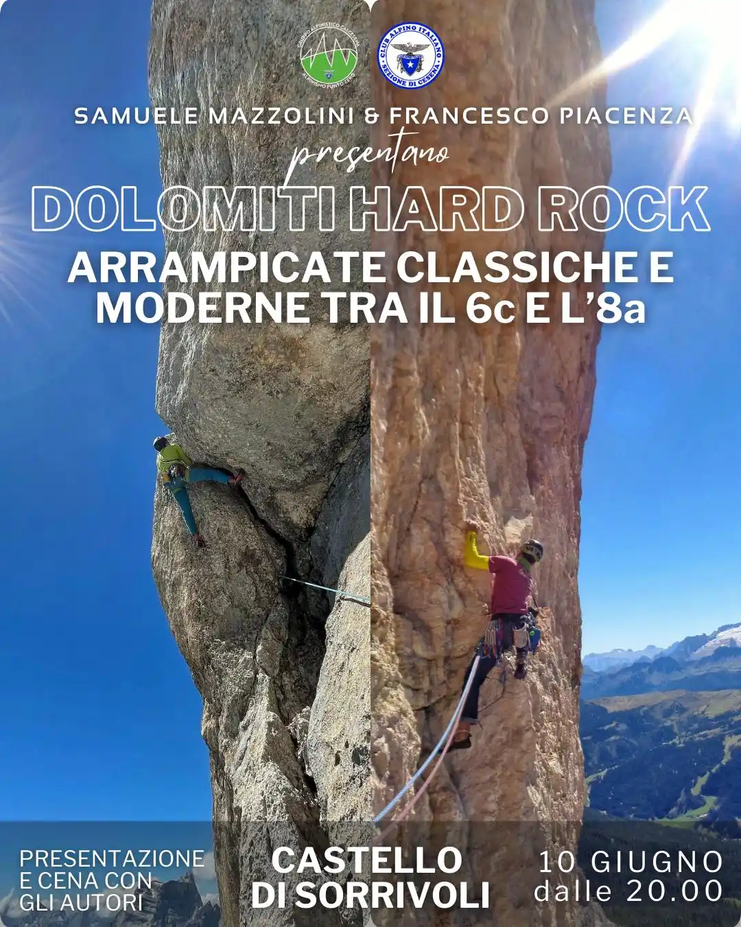 Image from CAI Cesena Aps Ets: 📣 Il 10 giugno al Castello di Sorrivoli, a partire dalle 20.00, Samue...
