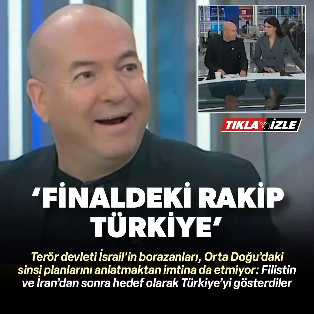 Image from Yeni Şafak: İsrailli sunucudan alçak sözler: Sırada Türkiye var İzle: https://ysa...