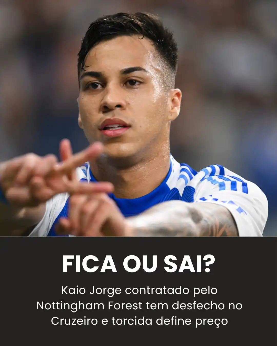 Image from Bolavip | Sou Cruzeiro: 🚨⚠ Kaio Jorge ‘surge na Premier League’ e torcida define preço para n...