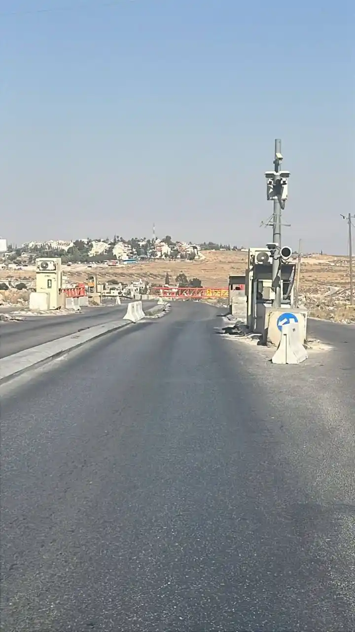 Image from شبكة يافا الاخبارية: 🟨قوات الاحتلال تغلق حاجز جبع شمال القدس المحتلة...
