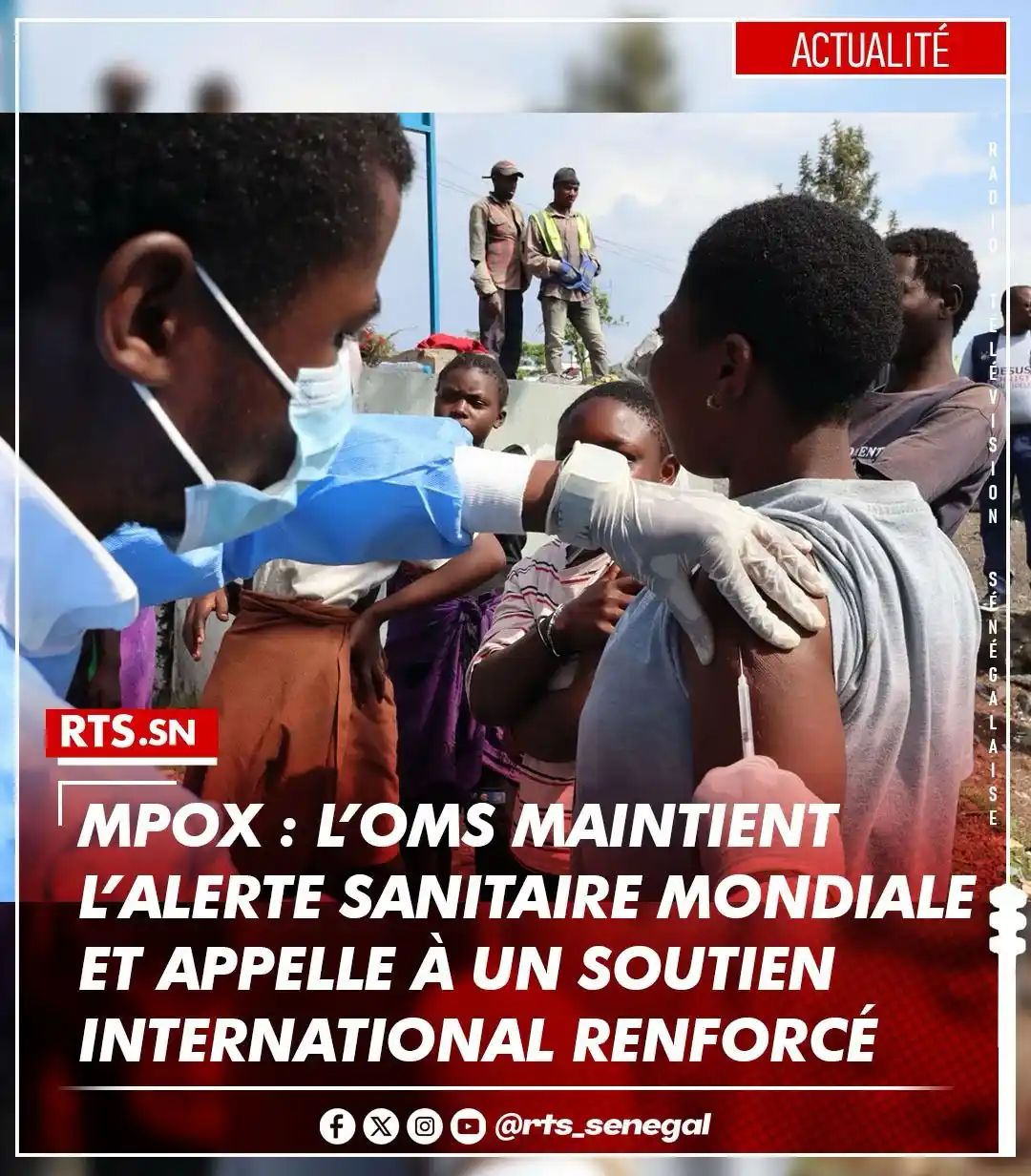 Image from RTS SENEGAL 🇸🇳🎙️📺: L’Organisation mondiale de la santé (OMS) a annoncé ce lundi 9 juin 20...
