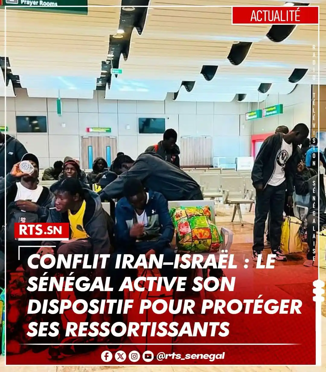 Image from RTS SENEGAL 🇸🇳🎙️📺: Le Sénégal a activé un dispositif pour évacuer ses ressortissants d’Ir...