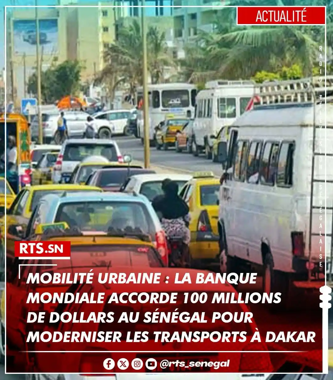 Image from RTS SENEGAL 🇸🇳🎙️📺: Le Sénégal vient d’obtenir un financement concessionnel de 100 million...