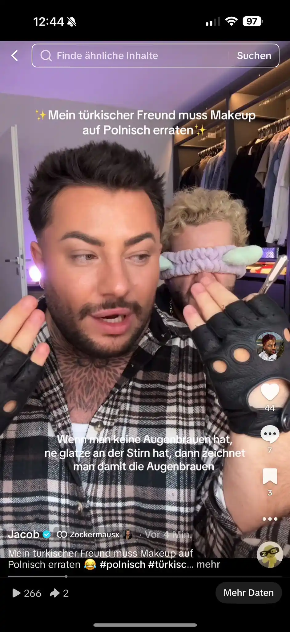 Image from Jacob Grey : Mein Freund muss Makeup auf POLNISCH erraten 😂 hab euch auch Untertit...