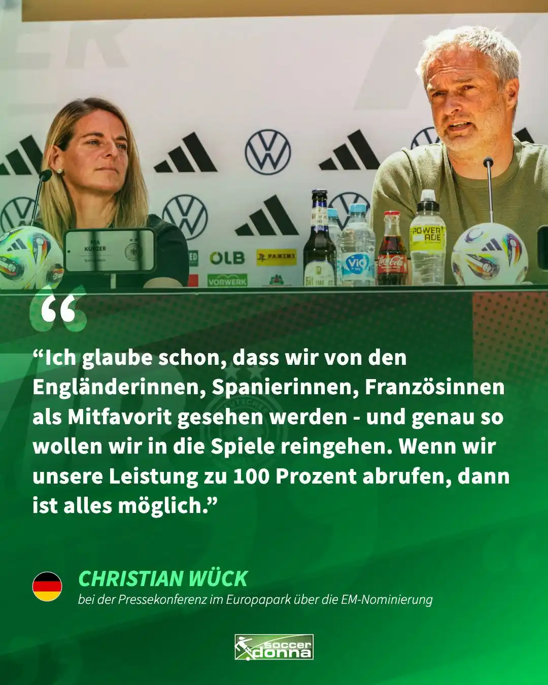 Image from Soccerdonna.de: Nachdem heute der deutsche EM-Kader offiziell verkündet wurde, haben T...